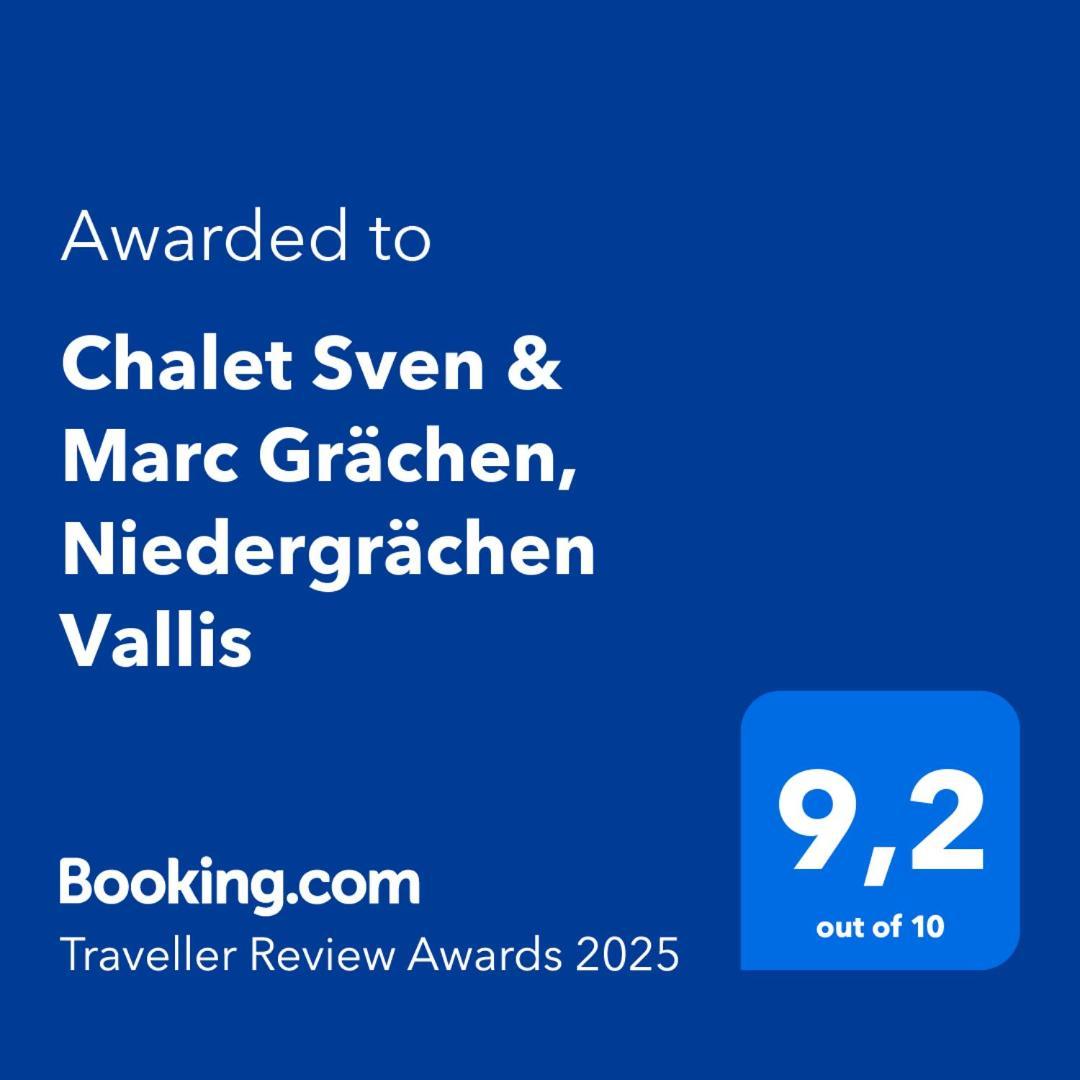 Chalet Sven & Marc Graechen, Niedergraechen Vallis 셍트니클라우스 외부 사진